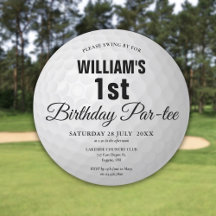 Festa de Aniversário de Golfe para Qualquer Idade 