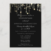 Festa de Aniversário de Graduação com Glitter Dour