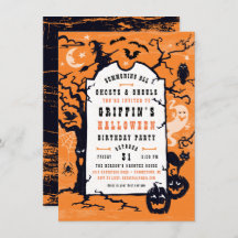 Festa de aniversário de Halloween ou Festa de Cost