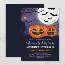 Festa de aniversário de Halloween Spooky Jack O'La