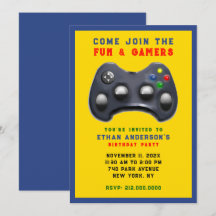 Festa de Aniversário de Jogo de Vídeo