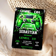 Festa de Aniversário de Jogos de Vídeo Gamer Menin