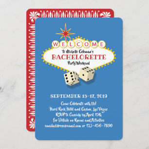 Convites Festa de aniversário de Las Vegas