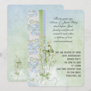 Convites festa de aniversário de lírio-do-vale