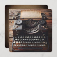 Festa de aniversário de máquinas de escrever Vinta