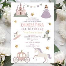 Festa de Aniversário de Menina Bebê no Castelo de 