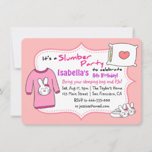 Convites Festa de aniversário de Meninas Desmoronadas, Sle