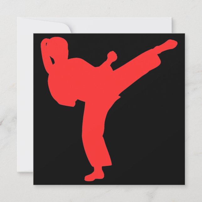 Convites Festa de aniversario de meninas do karaté (Frente)