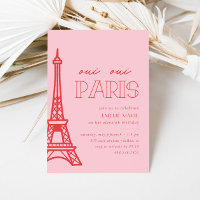 Festa de aniversario de meninas Rosa Red Paris