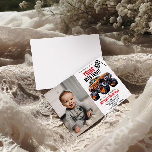 Convites Festa de aniversário de Monstros de Crianças Moder