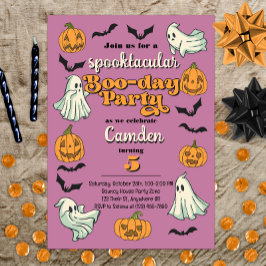 Convites Festa de aniversário de outono do Fantasma Spooky