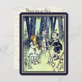 Convites Festa de aniversário de Oz Dorothy Tinman