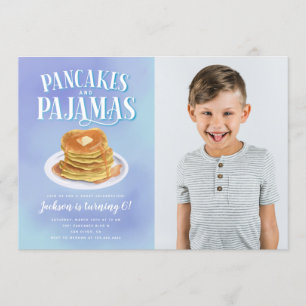 Convites Festa de aniversário de Panjamas e Meninos de Pij