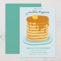 Festa de aniversário de Panquecas e Pijamas