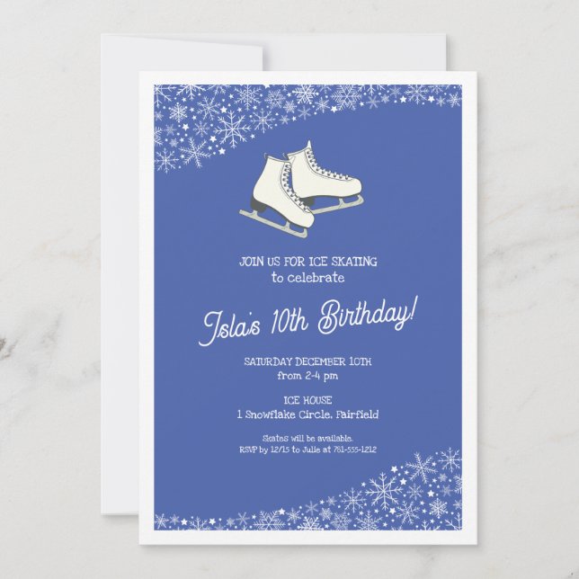 Convites Festa de aniversário de Pé-Gelo (Frente)