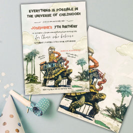 Convites Festa de aniversário de Peruca Magic Ride