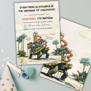 Convites Festa de aniversário de Peruca Magic Ride