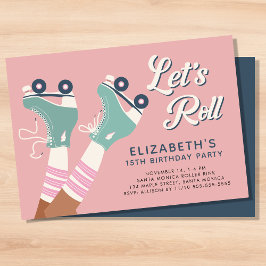 Convites Festa de aniversário de Piso do Cilindro de Teto R