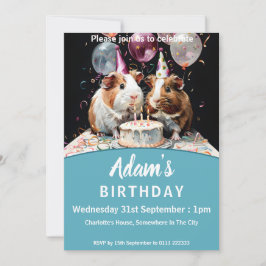 Convites Festa de aniversário de porcos