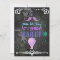 Festa de aniversário de quadro de vapor