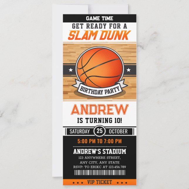 Convites Festa de aniversário de quebra rápida pessoal (Frente)