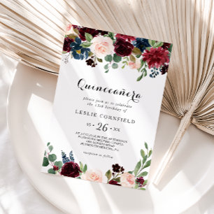 Convites Festa de aniversário de Quinceañera, Russo do ou