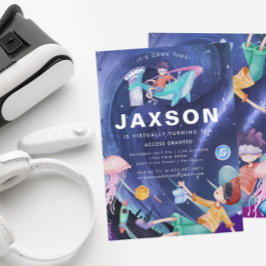 Convites Festa de aniversário de Realidade Virtual