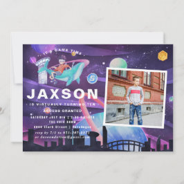 Convites Festa de aniversário de realidade virtual | Foto