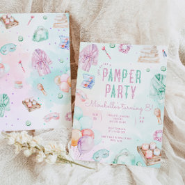 Convites Festa de aniversário de Salão de Maquiagem da Fest