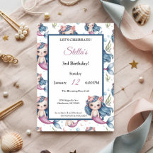 Festa de aniversário de Sereia de Gato Cor-de-Rosa