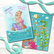 Festa de aniversário de Sereia Rosa-Rosa-Brilhante