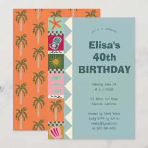 Convites Festa de aniversário de Soiree Moderna e CLIENTE