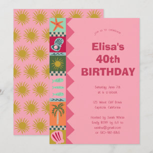 Convites Festa de aniversário de Soiree Moderna e CLIENTE