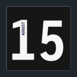 Convites Festa de aniversário de Solteiro de Calendário em<br><div class="desc">Design brilhante e ousado para o legal noivo e para as buscas de lembrar facilmente a data! Excelente para qualquer evento de celebração! Todo o texto padrão pode ser totalmente personalizado com suas próprias gravações, de forma apropriada, e você também pode alterar as fontes, os tamanhos e as cores do...</div>