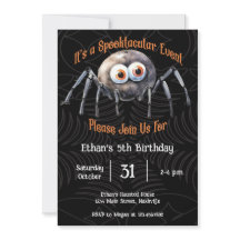 Festa de aniversário de Spider Halloween