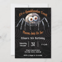 Festa de aniversário de Spider Halloween