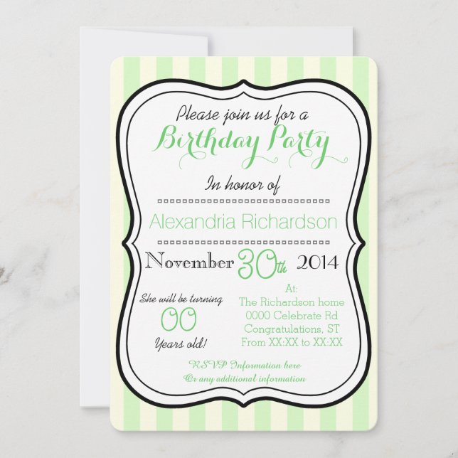 Convites festa de aniversário de urso de Kawaii (Frente)