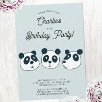 Festa de aniversário de Urso de Panda Gigante