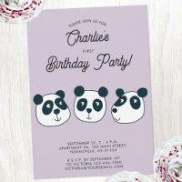 Festa de aniversário de Urso de Panda Gigante