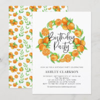 Festa de aniversário de Verão das Laranjas Aquátic