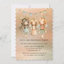 Festa de aniversário De Vintage Fairies E Amigas