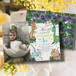 Convites Festa de aniversário Dinossauro Bebê! Foto