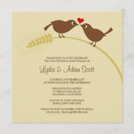 Convites Festa de Aniversário do 25 Silver Birds