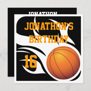 Convites Festa de Aniversário do Basquete