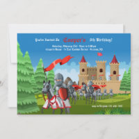 Festa de aniversário do Castelo Medieval e Knights