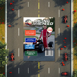 Convites Festa de aniversário do Cobrir da Revista de Veloc