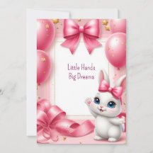 Festa de Aniversário do Coelho Rosa Tema Rosa 🐰