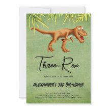 Festa de aniversário do Dinossaur T Rex