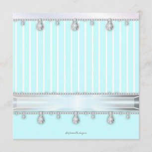 Convites Festa de aniversário do doce 16 da faísca da jóia