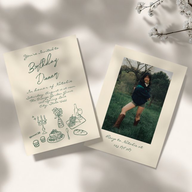 Convites Festa de Aniversário do Janto de Aniversário do Fu (Criador carregado)